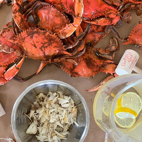 The Crab Place steamed Maryland crabs